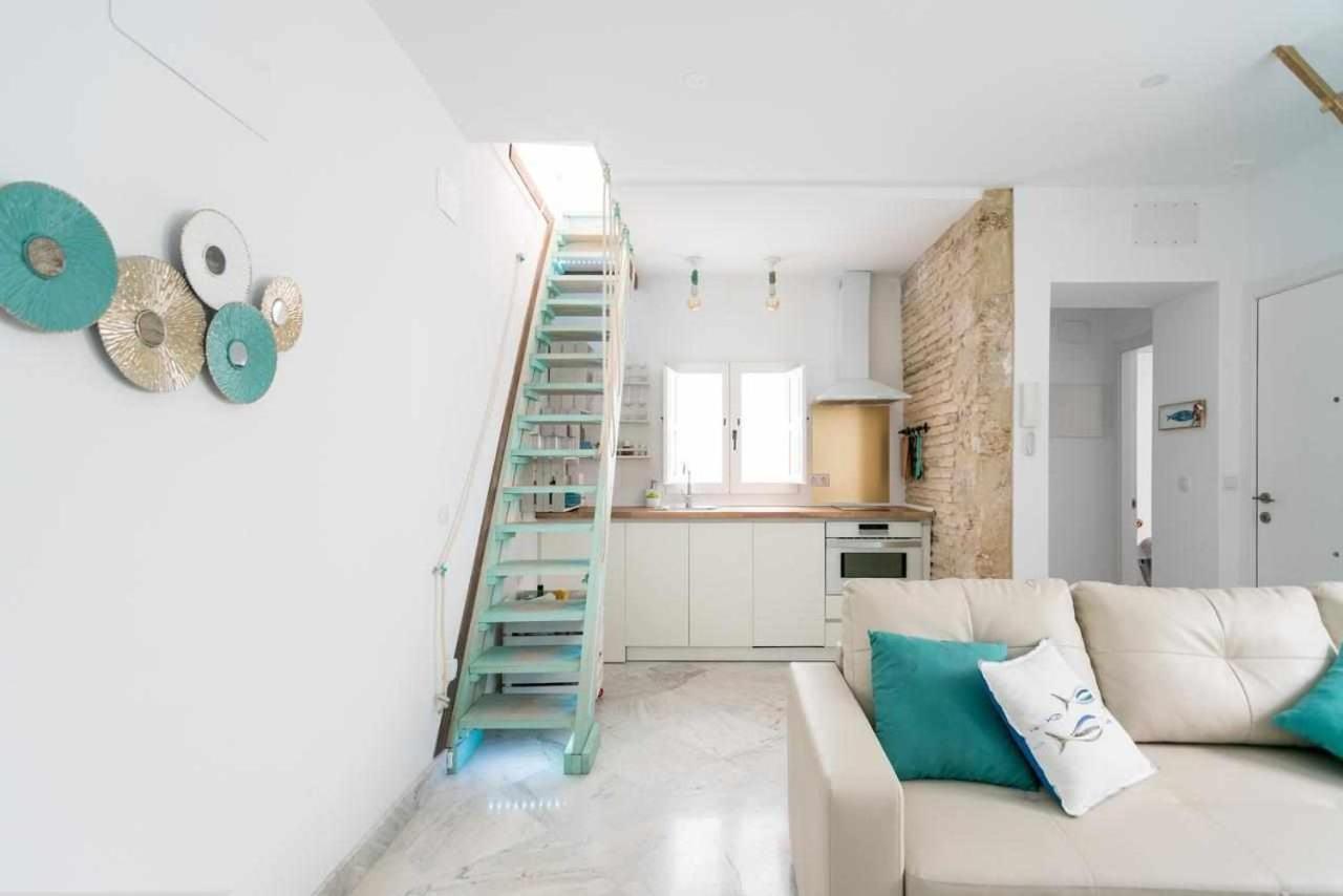 Ferienwohnung Fantastico Atico En El Casco Antiguo En A La Pla Cádiz Exterior foto